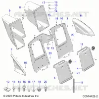 CARROZZERIA POSTERIORE STORAGE COMPARTMENTS