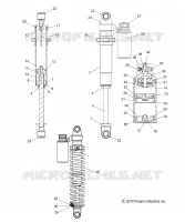 AMMORTIZZATORE POSTERIORE TRACK (7043959)