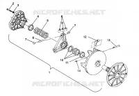 TRASMISSIONE FRIZIONE ASSEMBLY TRAIL DELUXE/0930243 (4923222322026A)