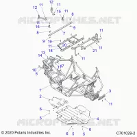 CHASSIS, MAIN FRAME AND SCIARED PLATE
