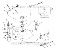 SERBATOIO OLIO SL 900 B964291 and  Intl. SL 900 I964291 (4935583558A012)