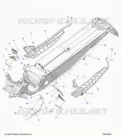 CHASSIS, PROTEZIONE FRIZIONE, FOOTRESTS, AND RUNNINGBOARDS