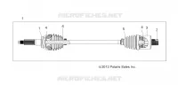 DRIVE TRAIN, POSTERIORE DRIVE SHAFT