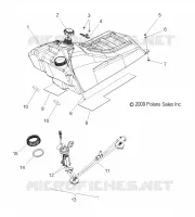 SISTEMA DI ALIMENTAZIONE CARBURANTE, CARBURANTE TANK ASM.