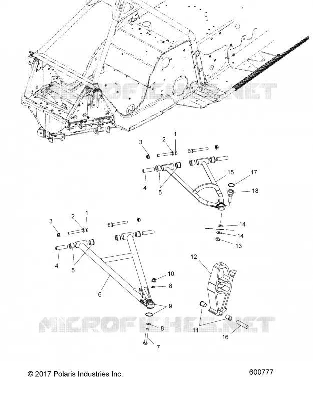 SOSPENSIONI ANTERIORI, CONTROL ARMS AND SPINDLE