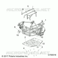 CHASSIS, TELAIO PRINCIPALE AND SKID PLATES