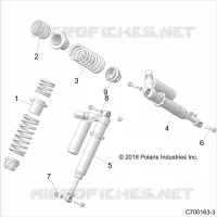 SUSPENSION, SHOCK ANTERIORE MOUNTING
