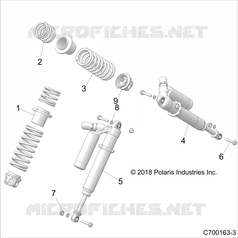 SUSPENSION, SHOCK ANTERIORE MOUNTING