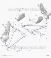 SUSPENSION, A-ARM AND PAVONEGGIARSI MOUNTING
