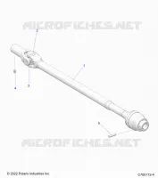 TRASMISSIONE, FRONT PROP SHAFT