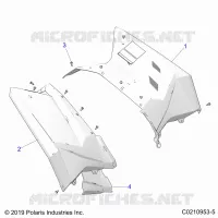 CARROZZERIA POSTERIORE CAB AND HEAT SHIELDS