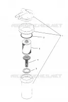 SCARICO ASSEMBLY SLT 750 B954170 (4930563056C009)