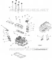 ENGINE, CILINDRO HEAD, CAM AND VALVES