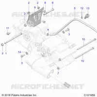 TRASMISSIONE, MAIN GEARCASE MOUNTING