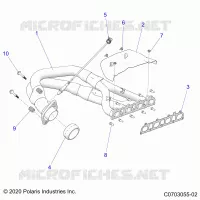 ENGINE, IMPIANTO DI SCARICO, HEADPIPE AND RELATED