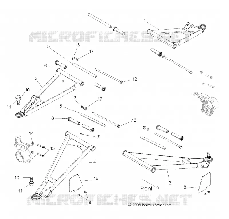 SOSPENSIONI ANTERIORI CONTROL ARMS