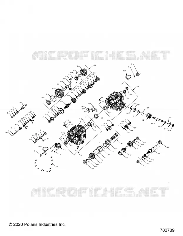 TRASMISSIONE, MAIN GEARCASE INTERNALS