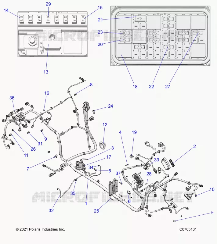 ELETTRICO, WIRE HARNESS, CHASSIS