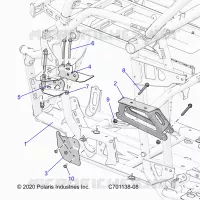 CHASSIS, MOTORE AND REAR DRIVELINE MOUNTING