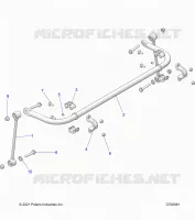 SUSPENSION, REAR BARRA DI STABILIZZAZIONE
