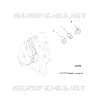 FRENO ANTERIORE CALIPER MOUNTING