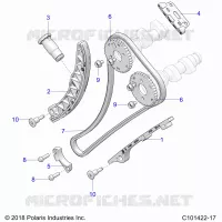 CAM CATENA AND SPROCKET
