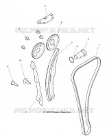 CAM CATENA AND TENSIONER
