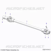 TRASMISSIONE, FRONT PROP SHAFT