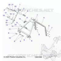 STEERING, STERZO POST AND HOOP