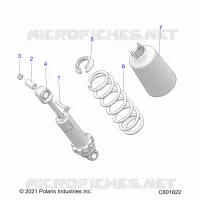 SUSPENSION, SHOCK ANTERIORE TRACK