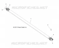 DRIVE TRAIN, FRONT PROP ALBERO