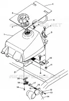 CARBURANTE TANK Sportsman 4x4 W968040 (4935943594A013)