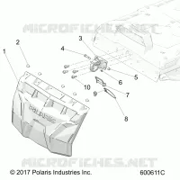BODY, SNOW FLAP AND HITCH