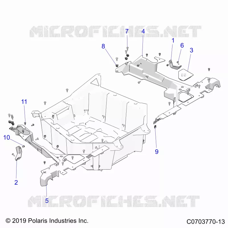 CARROZZERIA POSTERIORE RACK, MOUNTING