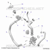 MOTORE, WATERPUMP AND BYPASS