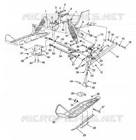 SOSPENSIONI ANTERIORI  and SCIARE XLT LTD 0973756 and EUROPEAN XLT LTD E973756 (4937793779A013)