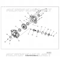 TRASMISSIONE, REAR GEARCASE INTERNALS