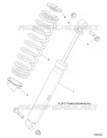 SUSPENSION, AMMORTIZZATORE POSTERIORE MOUNTING