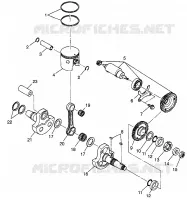PISTONEEE   ALBERO MOTORE BIG BOSS 6X6 400L W97AE38A (4940814081D006)