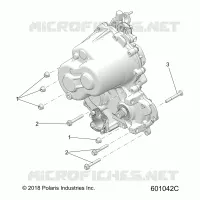 DRIVE TRAIN, SCATOLA DEGLI INGRANAGGI MOUNTING