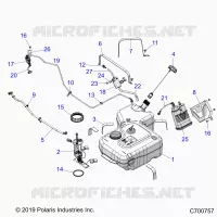 SERBATOIO DI CARBURANTE, EVAP