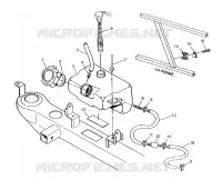 SERBATOIO OLIO ASSEMBLY 6x6 400L, SWEDISH S948740 and  NORWEGIAN N948740 (4926812681010A)