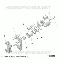 FRENO POSTERIORE CALIPER