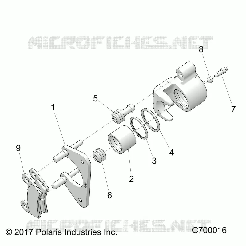 FRENO POSTERIORE CALIPER