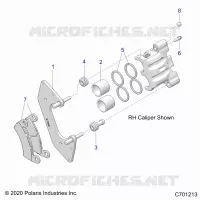 FRENO ANTERIORE CALIPER