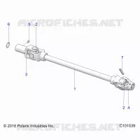 DRIVE TRAIN, FRONT PROP ALBERO