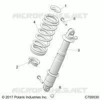 SOSPENSIONE POSTERIORE SHOCK MOUNTING