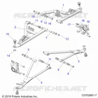 SOSPENSIONI ANTERIORI CONTROL ARMS