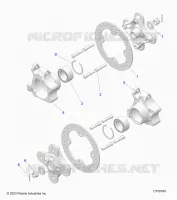SUSPENSION, PORTAPACCHI POSTERIORE AND HUB