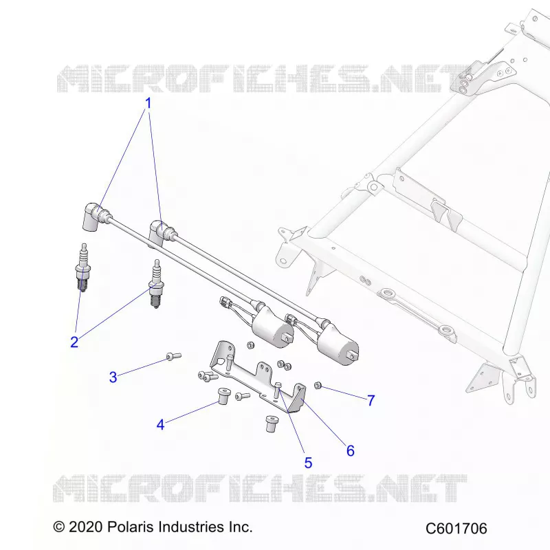 ELETTRICO, IGNITION COIL, MOUNT, AND SPARK PLUGS